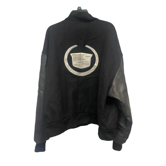 Reed Cadillac Leather & Wool Varsity Jacket Made in the USA 2X - Picture 7 of 8